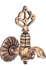 Kurna Musluğu Antık Gold Kurna Bataryası Özel Tasarım Hamam Musluğu Eskitme Musluk
