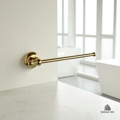 Gold Kağıt Havluluk Klasik Tasarım Havlu Kağıtlık Gold Pirinç Materyal