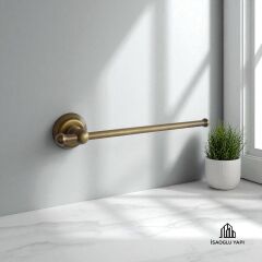 Antik Gold Kağıt Havluluk Havlu Kağıtlık Vintage Seri Eskitme Gold Havluluk