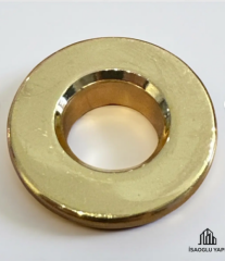 Gold Lavabo Yüzüğü Gold Lavabo Taşma Tıpası Metal Ürün Paslanmaz Gold Renk Gider Tıpası