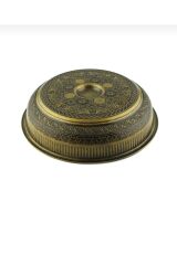 Kurna Musluğu Antik Gold Kurna Bataryası Komple Set Hamam Tası Dahil Üçlü Mat Antik Gold