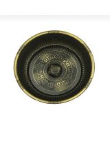 Kurna Musluğu Antik Gold Kurna Bataryası Komple Set Hamam Tası Dahil Üçlü Mat Antik Gold