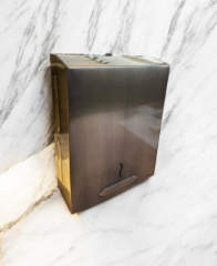 Antik Gold Kağıt Havluluk Z Katlamalı Peçetelik Pirinç Eskitme
