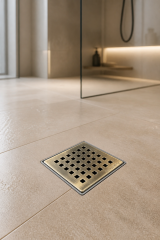 Antik Gold Eskitme Yer Süzgeci Antibakteriyal Koku Giderme Özellikli Eskitme Gold Banyo Gideri