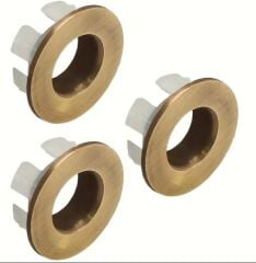 Antik Gold Lavabo Taşma Yüzüğü Antik Gold Lavabo Gider Tıpası Pirinç 1 Adet