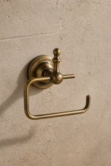 Antik Gold Tuvalet Kağıtlığı Retro Tasarım Komple Pirinç Paslanmaz Açık Banyo Tuvalet Kağıtlık Antik Altın Renk