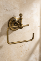 Antik Gold Tuvalet Kağıtlığı Retro Tasarım Komple Pirinç Paslanmaz Açık Banyo Tuvalet Kağıtlık Antik Altın Renk