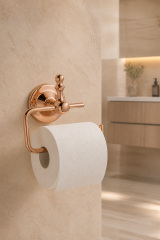 Bakır Bronz Tuvalet Kağıtlığı Retro Tasarım Komple Pirinç Paslanmaz Açık Banyo Tuvalet Kağıtlık Bronz Bakır Renk