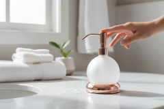 Bakır Sıvı Sabunluk Pirinç Materyal Bronz Banyo Sabunluk Etejerli Tasarım Bronz