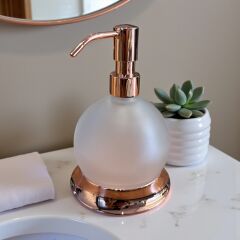 Bakır Sıvı Sabunluk Pirinç Materyal Bronz Banyo Sabunluk Etejerli Tasarım Bronz