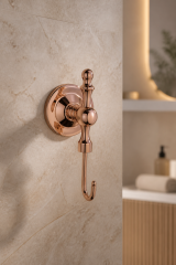 Bakır Bornozluk Bronz Retro Banyo Havluluk Bornozluk Pirinç Materyal Rustik Tasarım Paslanmaz Malzeme