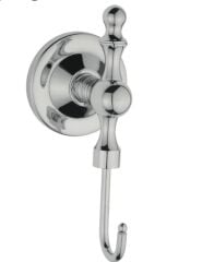 Gümüş Krom Retro Banyo Havluluk Bornozluk Pirinç Materyal Silver Gümüş  Rustik Tasarım Paslanmaz Malzeme