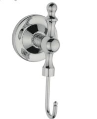Gümüş Krom Retro Banyo Havluluk Bornozluk Pirinç Materyal Silver Gümüş  Rustik Tasarım Paslanmaz Malzeme