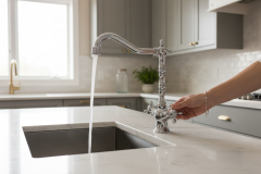 Rustik Vintage Batarya Mutfak ve Çanak Lavabo Uyumlu Pirinç Materyal 5 Yıl Garantili