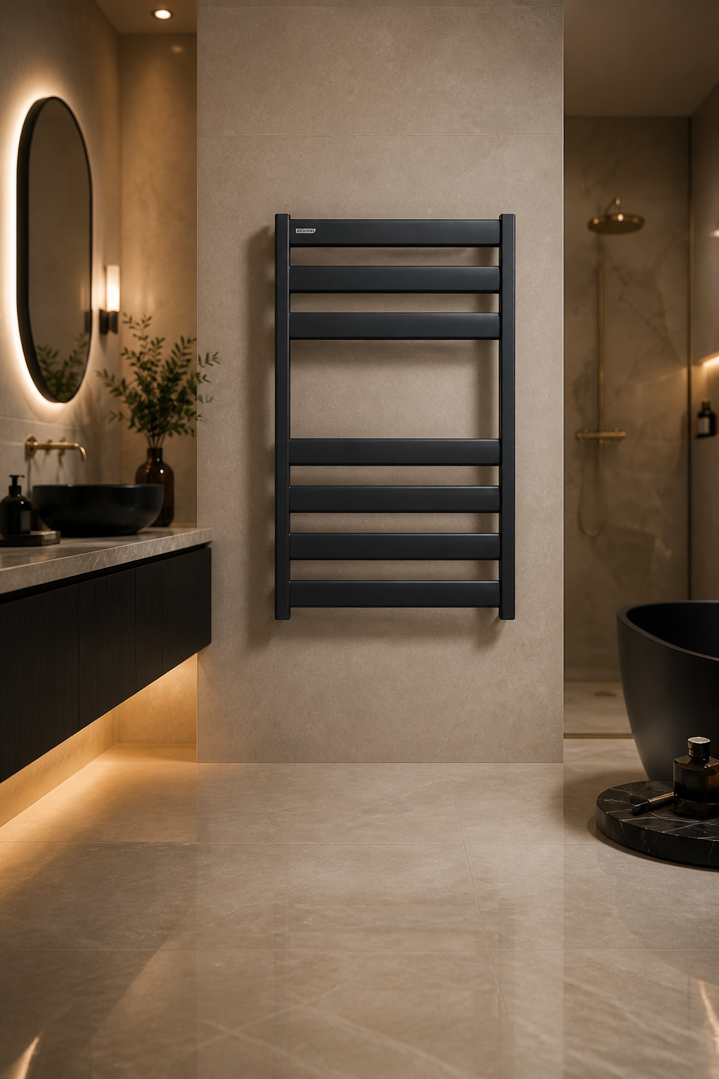 Antrasit Banyo Havlupan 50*70 Ölçü Antrasit Vanalar Dahil Havlupan Seti Antrasit Gri Modern Slim Tasarım