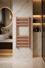 Latte Krem Renk Banyo Havlupan 50*70 Ölçü Vanalar Dahil Latte Özel Renk Modern Slim Tasarım Havlupan