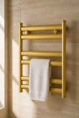 Mat Gold Havlupan Mat Altın Fırçalanmış Banyo Havlupanı Modern Tasarım Paslanmaz Garantili Mat Gold 5X7 Ölçü
