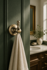 Antik Gold Retro Bornozluk Eskitme Antik Banyo Bornozluk Havluluk Pirinç Materyal 5 Yıl Garantili