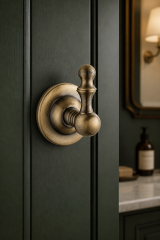 Antik Gold Retro Bornozluk Eskitme Antik Banyo Bornozluk Havluluk Pirinç Materyal 5 Yıl Garantili