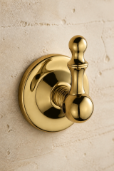 Gold Retro Bornozluk Gold Altın Banyo Bornozluk Havluluk Vintage Seri Pirinç Materyal 5 Yıl Garantili