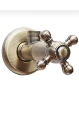 Taharet Musluğu Antik Mat Gold Taharat Musluğu Vintage Model Ara Musluk Antik Taharet