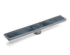 Banyo Duş Kanalı 40 Cm Seramik Uyumlu Desenli Koku Önleyici Antibakteriyel Özellikli 40 Cm Duş Gideri Lineer Sukar