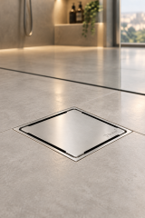 Banyo Yer Sifonu Sukar Platin Özel Tasarım 10x10 Banyo Yer Süzgeci Paslanmaz Çelik Koku Önleyici Özellikli Gider
