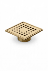 Gold Banyo Yer Sifonu Sukar Platin Özel Tasarım 10x10 Banyo Yer Süzgeci Paslanmaz Çelik Koku Önleyici Altın Özellikli Gider
