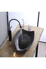 Lavabo Bataryası Siyah Çanak Lavabo Musluğu Drop Design Çanak Lavabo Uyumlu Siyah Batarya
