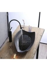 Lavabo Bataryası Siyah Çanak Lavabo Musluğu Drop Design Çanak Lavabo Uyumlu Siyah Batarya