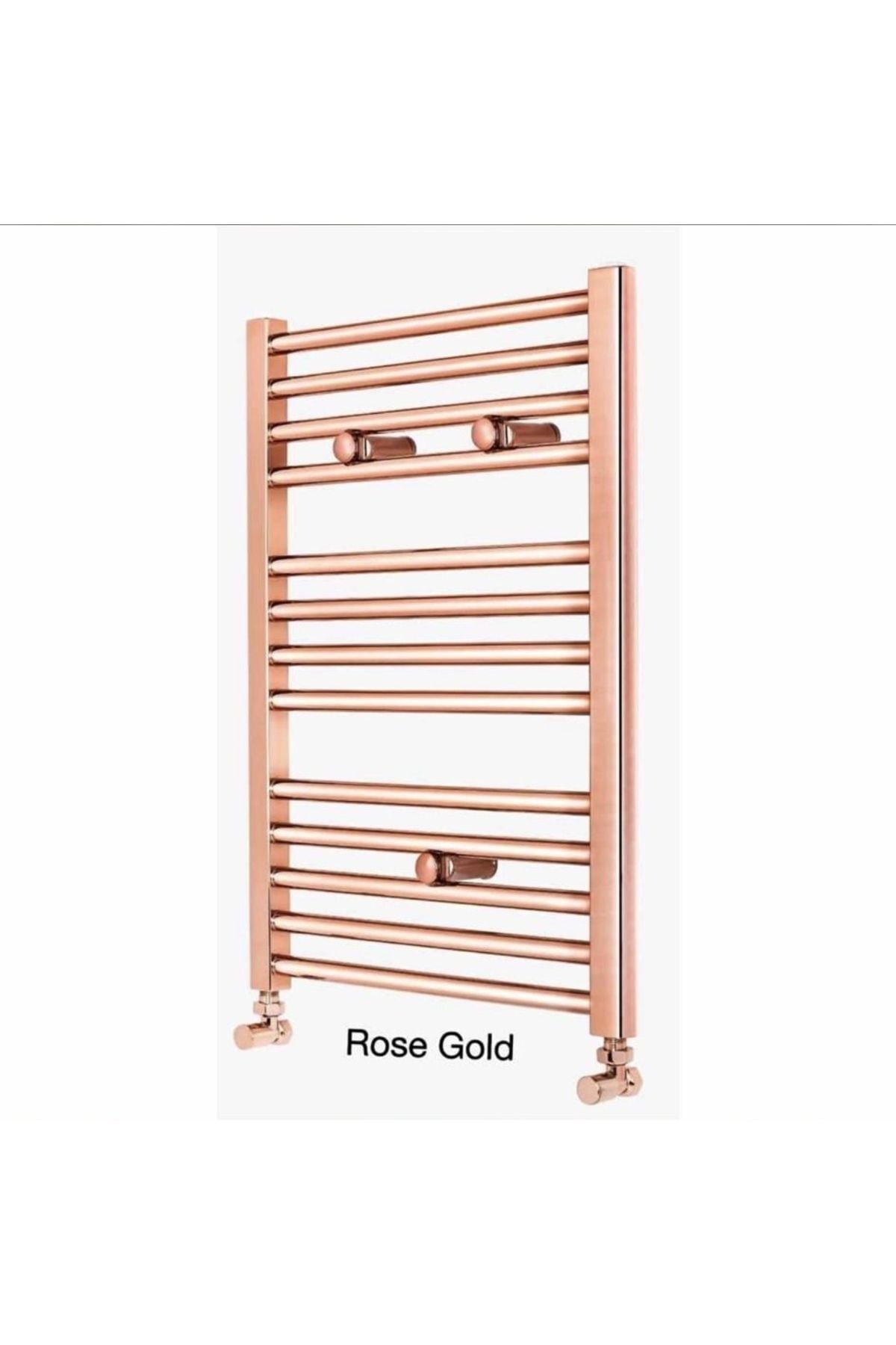 Havlupan Bakır Havlupan Rose Bakır Radyatör Bronz Havlupan Vanalar Dahil Komple Set 50*100