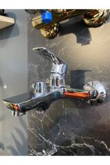 Duş Sistemi Tepe Yağmurlamalı Batarya Dahil Set Oval Yuvarlak Robot Duş Başlığı Komple Set