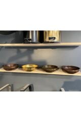 Kurna Musluğu Hamam Musluğu Hamam Tası Gold Renk Set Komple Pirinç Malzeme