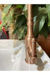 Mat Bakır Mutfak Bataryası Arıtmalı Mutfak Musluğu Zen Design Bakır Batarya Arıtmalı