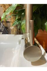 Mat Krom Arıtmalı Mutfak Bataryası Fırçalanmış Krom Arıtmalı Musluk Premium Model