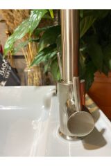 Mat Krom Arıtmalı Mutfak Bataryası Fırçalanmış Krom Arıtmalı Musluk Premium Model