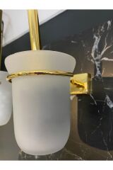 Gold Tuvalet Fırçası Altın Tuvalet Fırçası Paslanmaz Pirinç Malzeme Altın Fırça