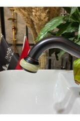 Siyah Lavabo Bataryası Mermer Tasarım Country Design Siyah Lavabo Musluğu