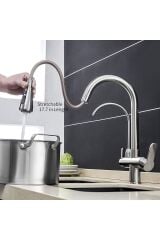 Arıtmalı Spiralli Pull-out Mutfak Bataryası
