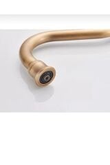 Arıtıcılı Mutfak Bataryası Antik Gold Evye Musluğu Vintage Model Arıtmalı Musluk Mat Gold Renk