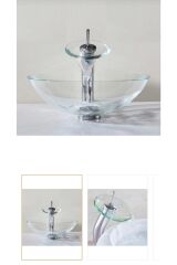 Şelale Lavabo Bataryası Cam Lavabo Bataryası Çanak Lavabo Bataryası 5 Yıl Garantili