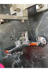 Duş Seti Tepe Yağmurlama Duş Sistemi Banyo Bataryası Dahil Set Robot Duş Seti Gümüş Renk Premium Set