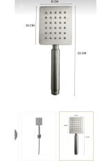 Inox Duş Seti Inox Tepe Yağmurlama Banyo Duş Sistemi Alt Armatür Dahil Set 5 Yıl Garantili