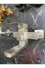 Inox Duş Seti Inox Tepe Yağmurlama Banyo Duş Sistemi Alt Armatür Dahil Set 5 Yıl Garantili