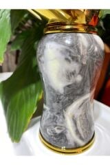 Altın Lavabo Bataryası Gold Banyo Musluk Mermer Design Altın Batarya