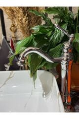 Çanak Lavabo Bataryası Lavabo Bataryası Çanak Lavabo Musluğu Krom Gümüş