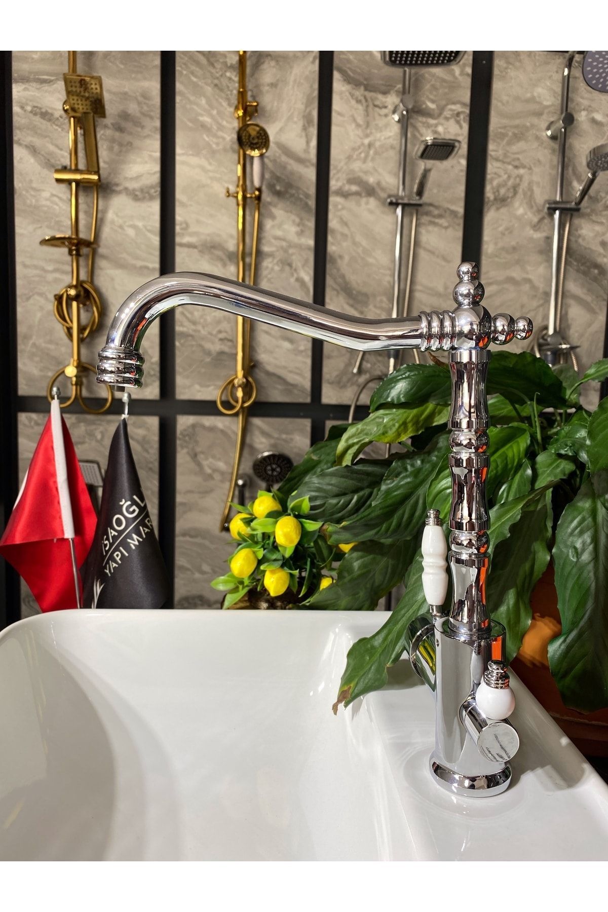 Zen Design Rustik Arıtmalı Mutfak Bataryası 3 Yollu Evye Musluğu Arıtmalı Batarya