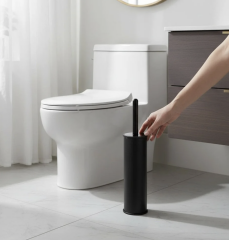 Mat Siyah Tuvalet Fırçası Antibakteriyel Banyo Klozet Fırçası Mat Siyas Paslanmaz Çelik