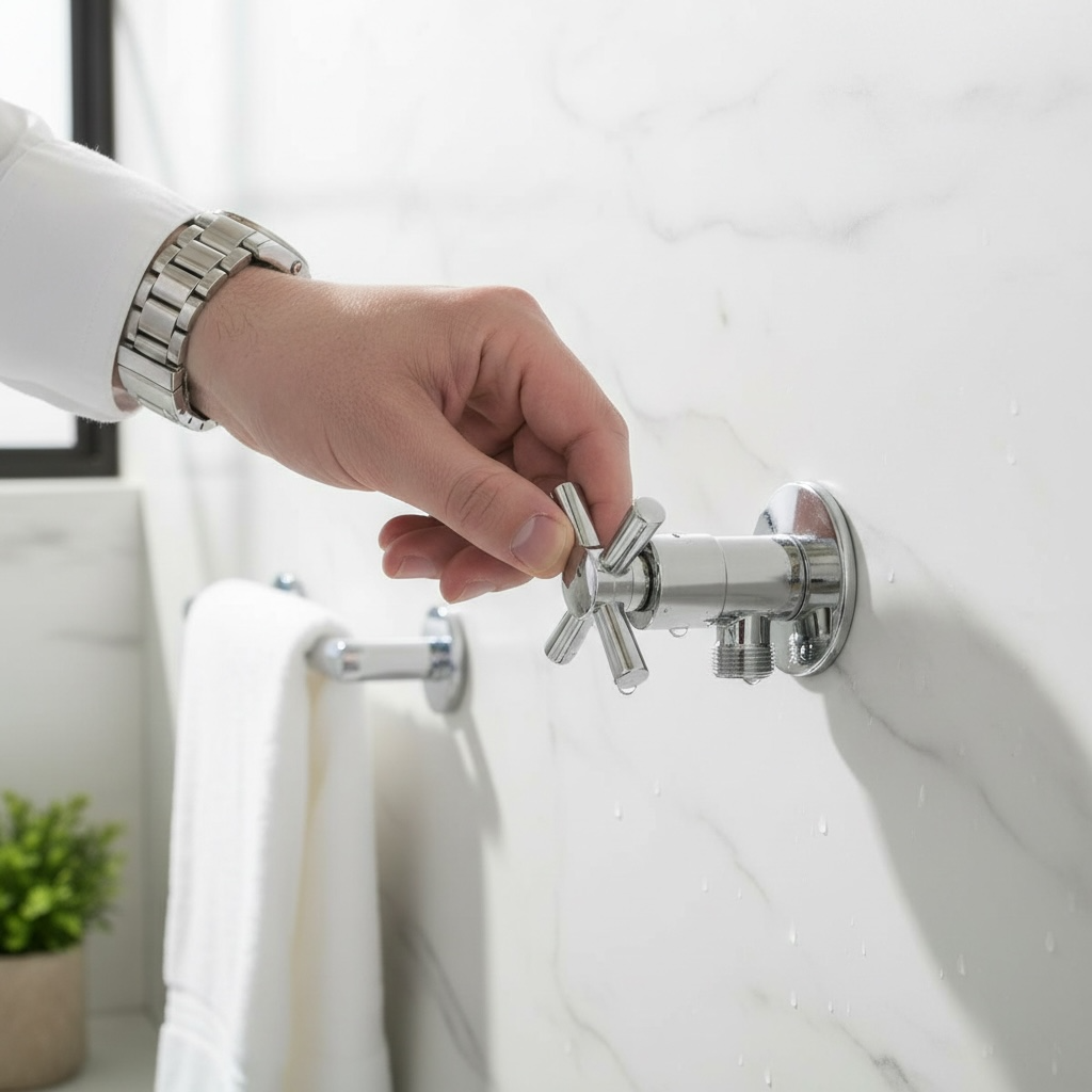 Taharet Musluğu Koç Pirinç Malzeme Taharat Musluğu Aç Kapa Sistem