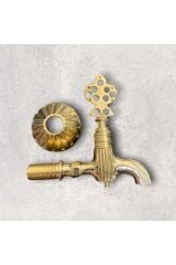 Gold Osmanlı Kurna Musluğu Hamam Musluğu Şadırvan Musluğu